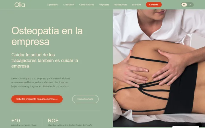 Web de Olia Workplace